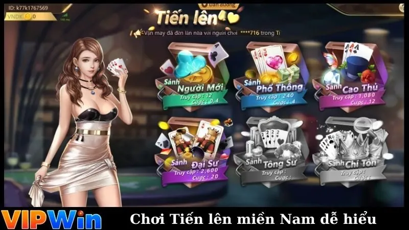 Chơi Tiến lên miền Nam dễ hiểu