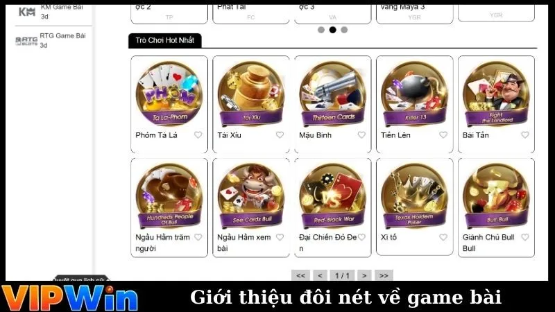 Giới thiệu đôi nét về game bài