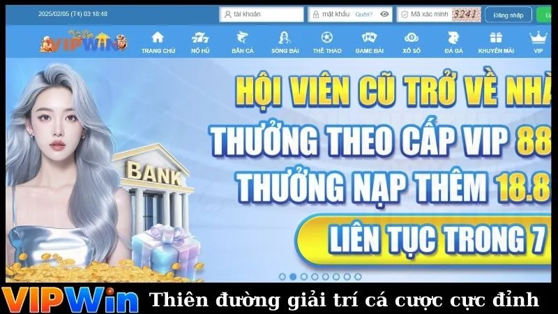 Thiên đường giải trí VIPWin tạo ra trải nghiệm hoàn hảo