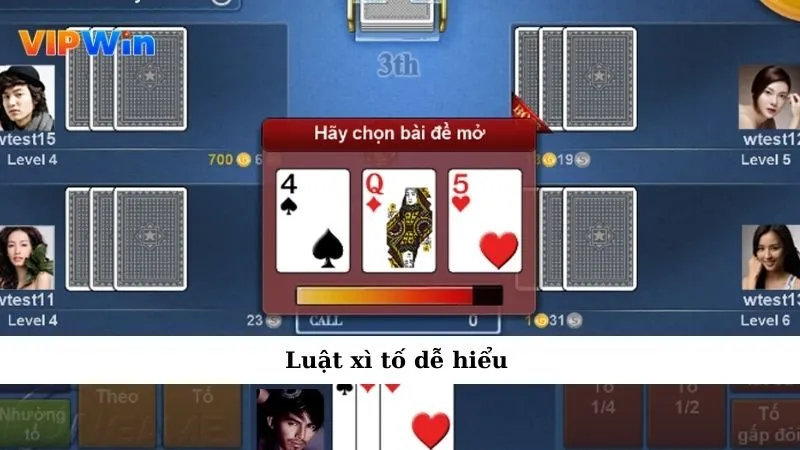 Luật xì tố dễ hiểu