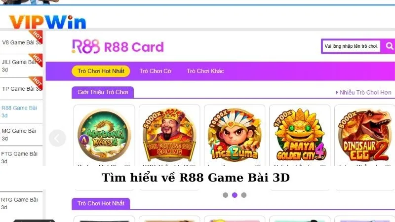 Tìm hiểu về R88 Game Bài 3D
