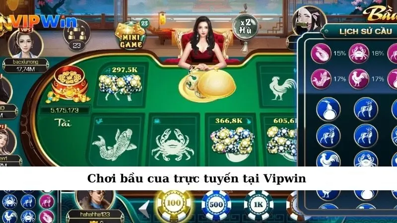 Chơi bầu cua trực tuyến tại Vipwin